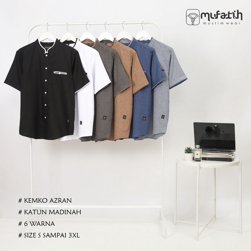 Kemeja Koko | Baju Koko | Kemko (Mufatih) Cokelat Muda