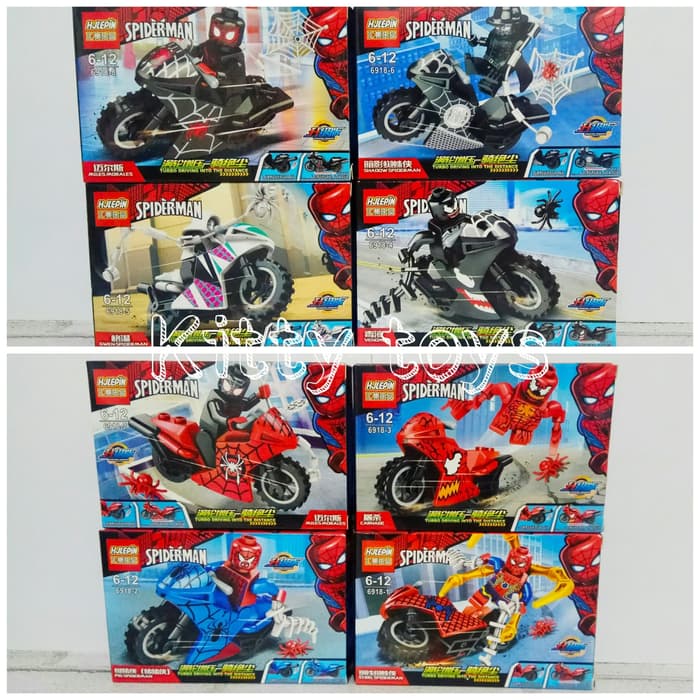 SIAP KIRIM Lego Minifigurs Superhero Marvel Avengers Spiderman Mini Figure Set 8 DISKON