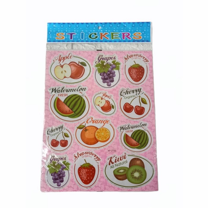 Stiker Anak Buah Buahan Sticker anak Fruit Fruits Tempelan Dinding