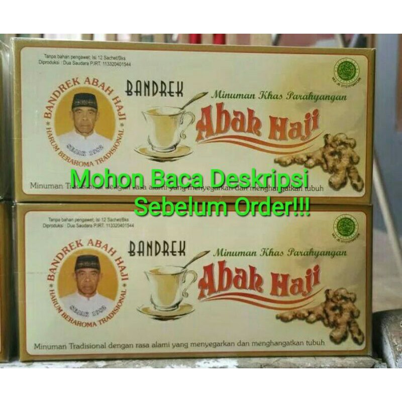 

Bandrek Abah Haji Khas Ciwidey Bandung
