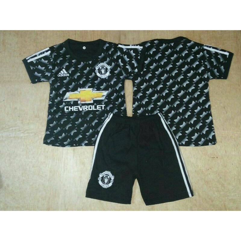 new  SETELAN KAOS BAJU BOLA BAYI MANCHESTER UNITED AWAY 2017/2018