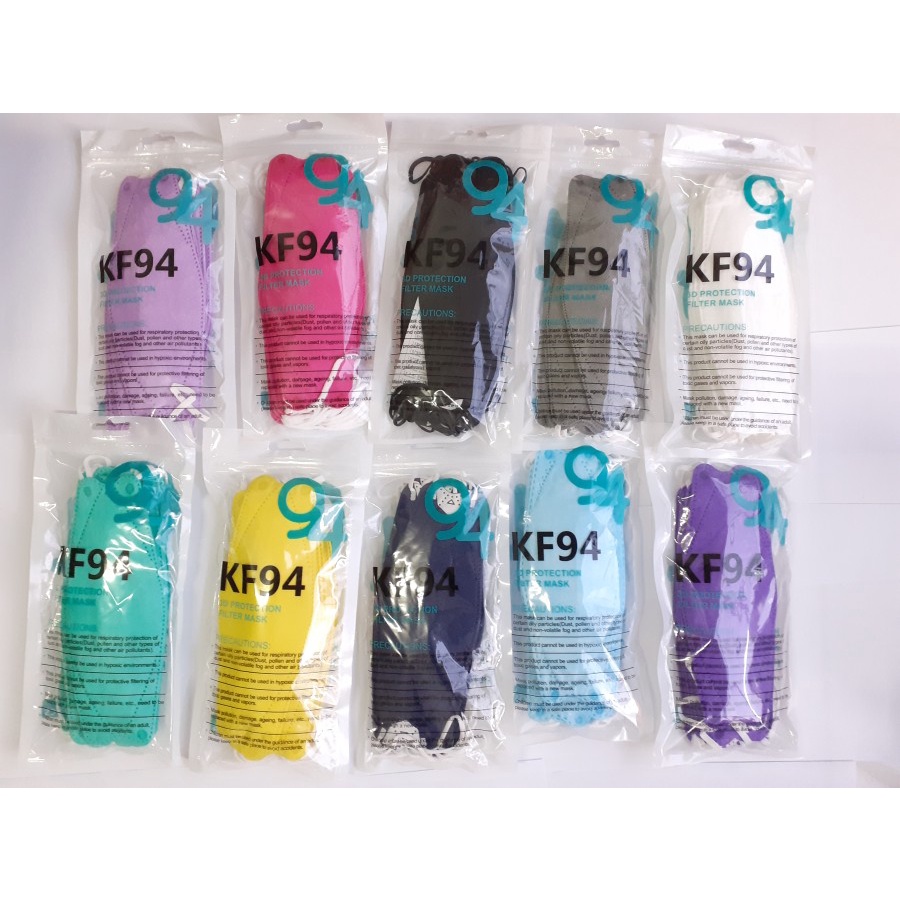 Masker Dewasa KF94 Non-Medis 10Pcs