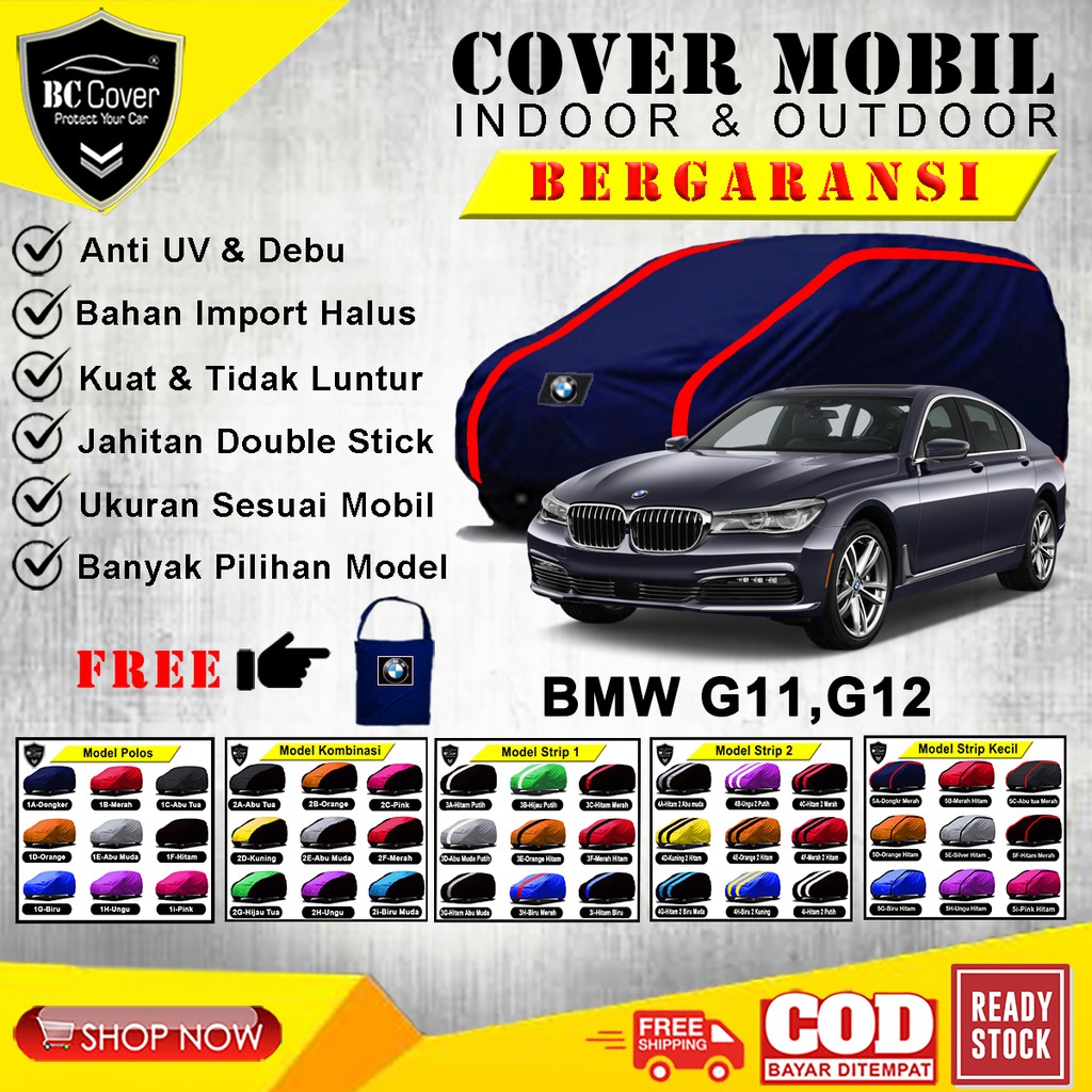 Body Cover Mobil Sedan BMW G11 G12, Sarung Mobil BMW Seri 7, Selimut Tutup Pelindung Jas Mantol Kerudung Penutup Mantel BMW G11 Outdoor