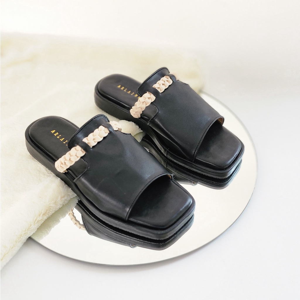 ARLAINE - NORA Platform Sandal / Sandal Wedges / Sandal Kepang