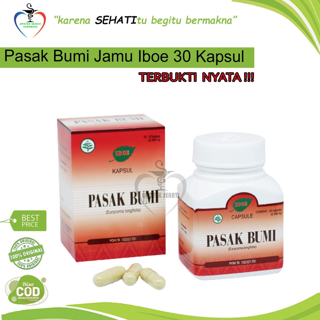 Jamu Iboe Pasak Bumi 30kap Suplemen Stamina Pria