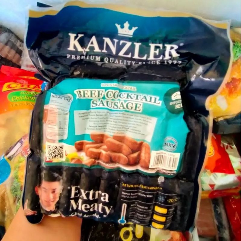 

Kanzler Sosis Beef Cocktail 500 gram