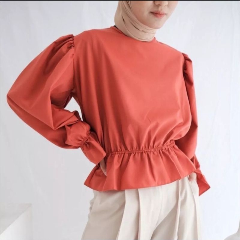 BELLA BLOUSE/atasan terbaru/blouse korean/atasan lucu/terlaris