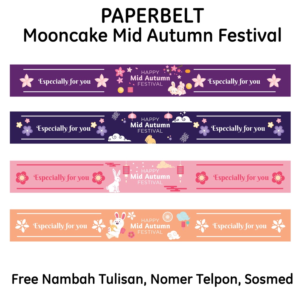 

Paperbelt / Sleeve Mooncake Mid Autumn Festival