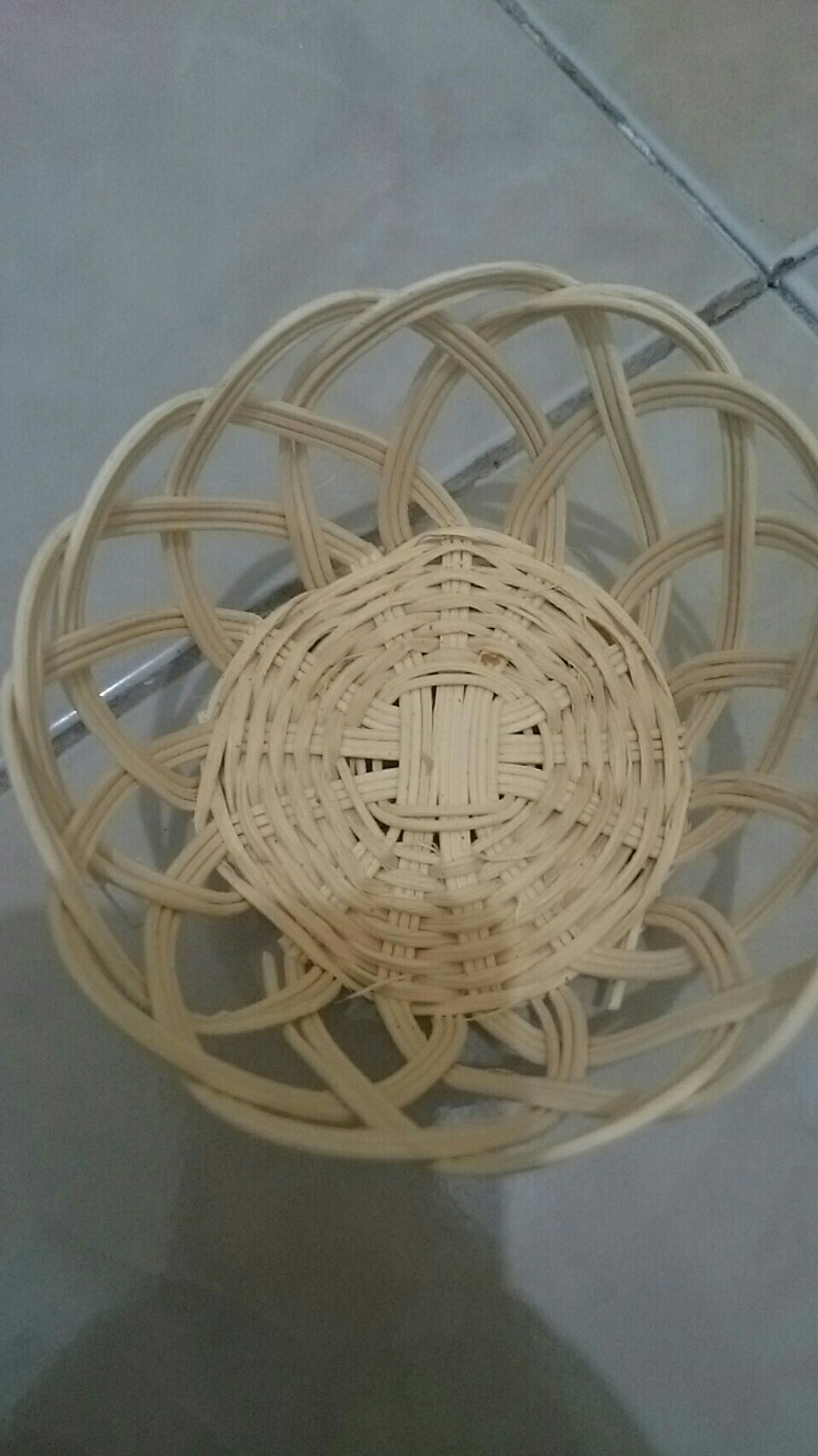 (krj03) Keranjang Permen Rotan D 7 Cm