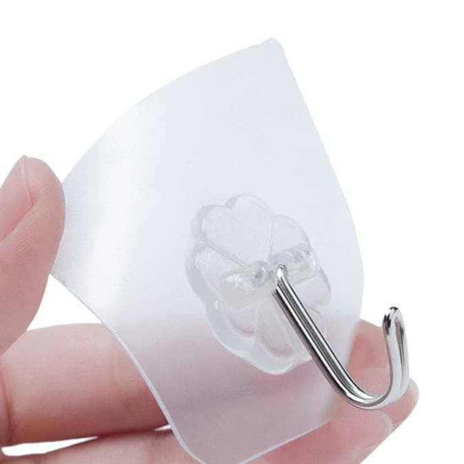 (KINGSTORE99) CANTOLAN TEMPEL HOOK PLASTIK SUPER KUAT/ CANTOLAN BAJU /GANTUNGAN DINDING KAIL BAJU BA