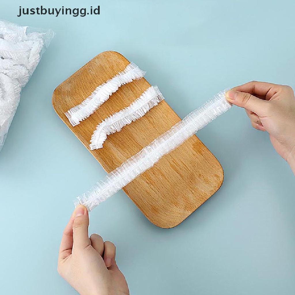 (Justbuyingg.Id) Penutup Makanan Sekali Pakai Bahan Plastik Elastis