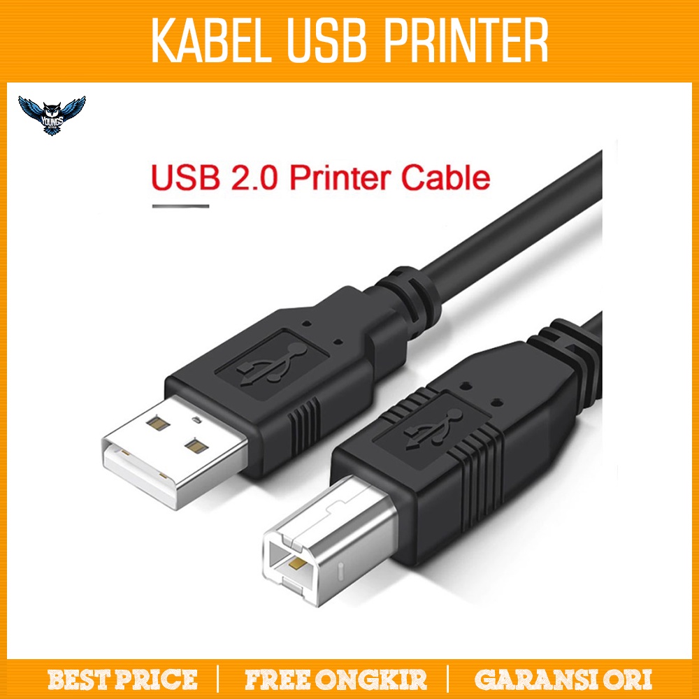 Kabel USB Untuk Printer Canon HP Epson Universal Cable AM to BM