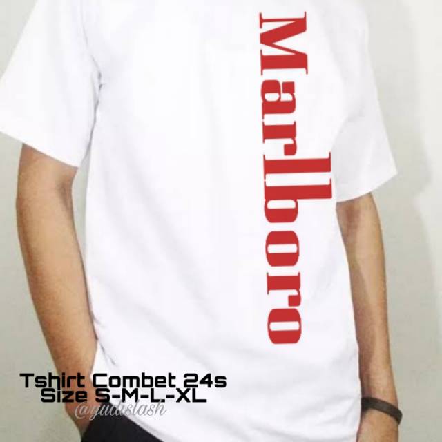 Kaos Distro Marlboro/kaos pria/new arival terbaru