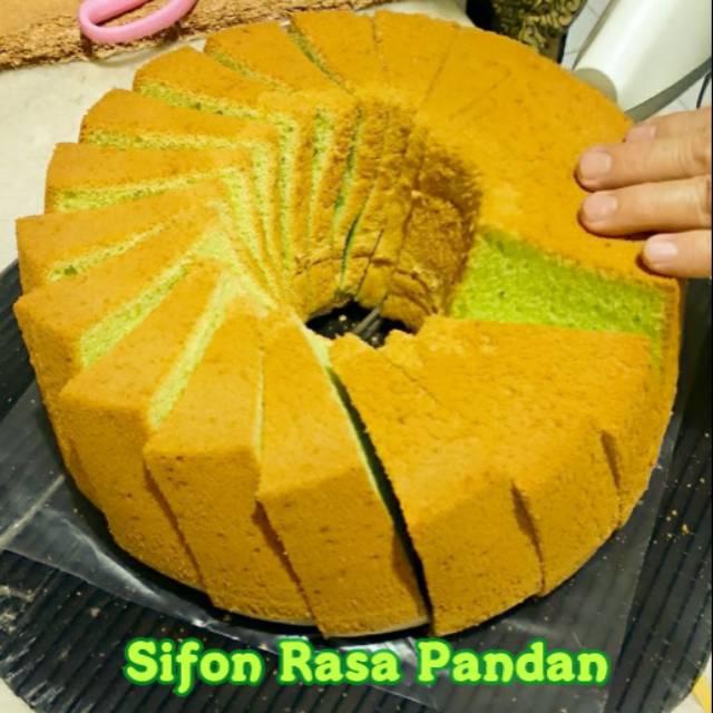 

KUE SIFON PANDAN Besar Rasa Pandan - Ketan Hitam - Jeruk