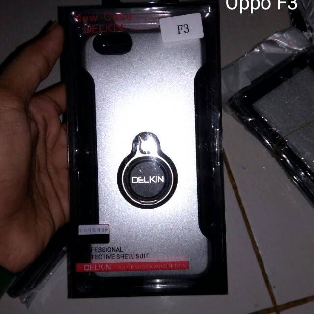Softcase DELKIN case Ring medium Oppo F3