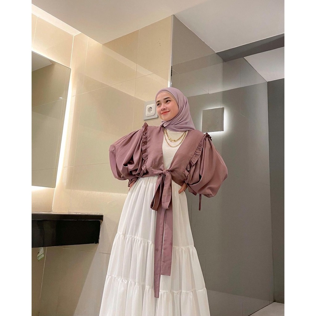 Miranti Outer l Outher Cardigan Lengan Balon Fashion Wanita Terlaris