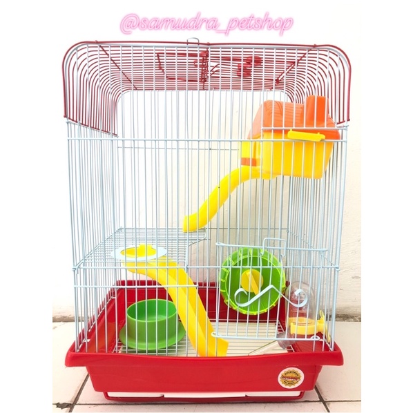 Kandang Hamster Octagon Tingkat 3