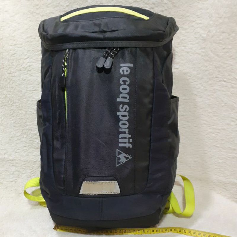 Tas Ransel Second / Preloved / LE COQ SPORTIF Hitam / Bekas.
