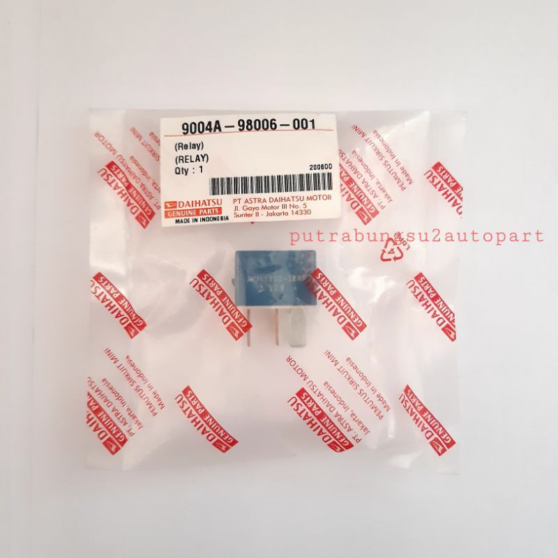 Relay 4 kaki denso 156700-3240 Original Daihatsu 9004A-98006-001