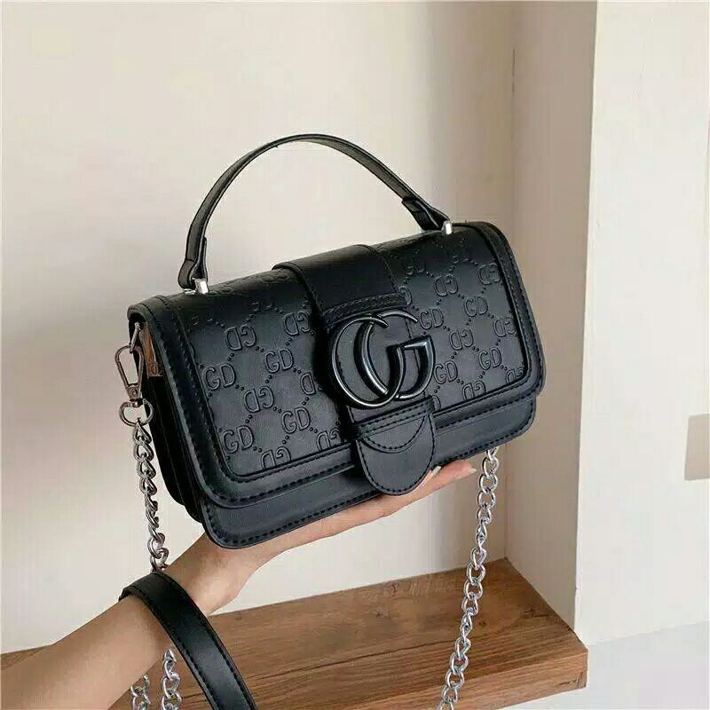 Tas Import Slempang Wanita Chenel Embos