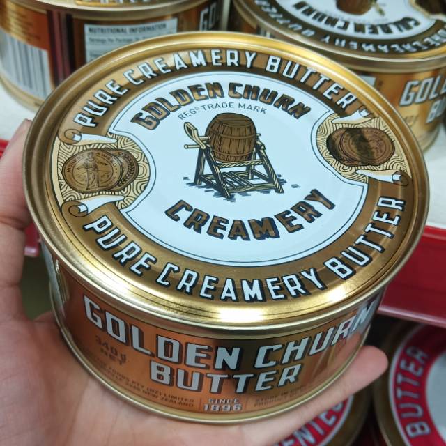 

GOLDEN CHURN CREAMERY / PURE CREAMERY BUTTER / GENDANG EMAS 340 GR