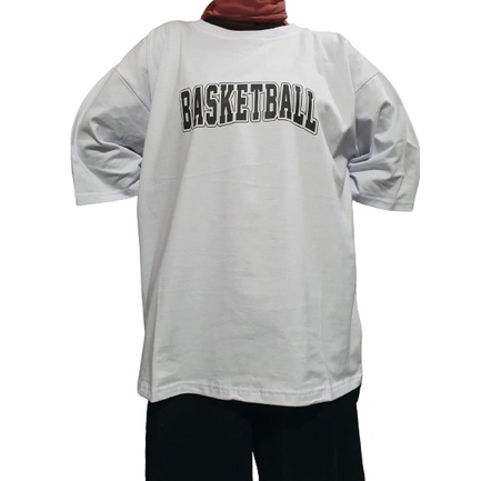 FIRSTLAST Oversized Tshirt Basketball | Kaos Oversize Pria dan Wanita