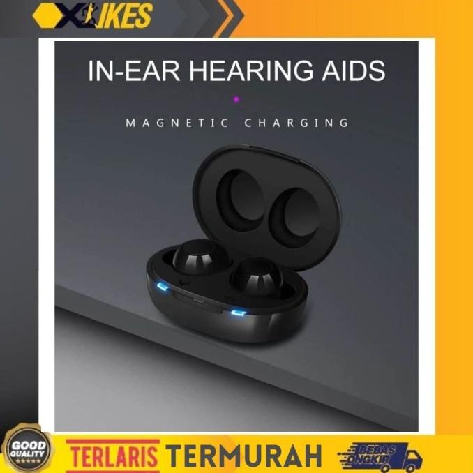 A-39 PREMIUM Hearing Aid - Alat Bantu Dengar Headset - Recharge