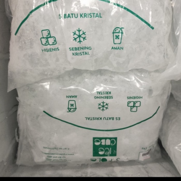 Jual 3 tri pole ice cube es batu kristal 5kg Berkualitas