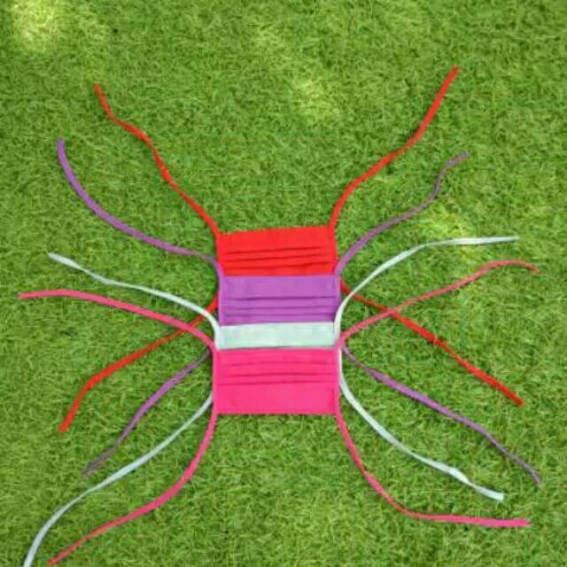 Masker kain masker tali panjang masker hijab