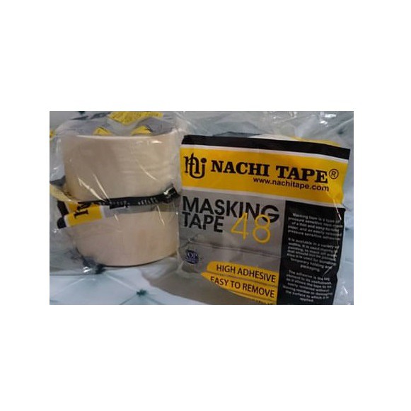 Masking Tape 48mm Nachi  Lakban Kertas 48mm Plakban Selotip Isolasi Solasi