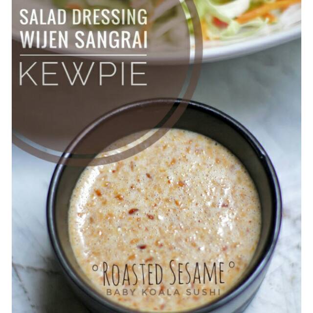 KEWPIE Salad Dressing Roasted Sesame 1 liter │ Saus Salad Wijen Sangrai