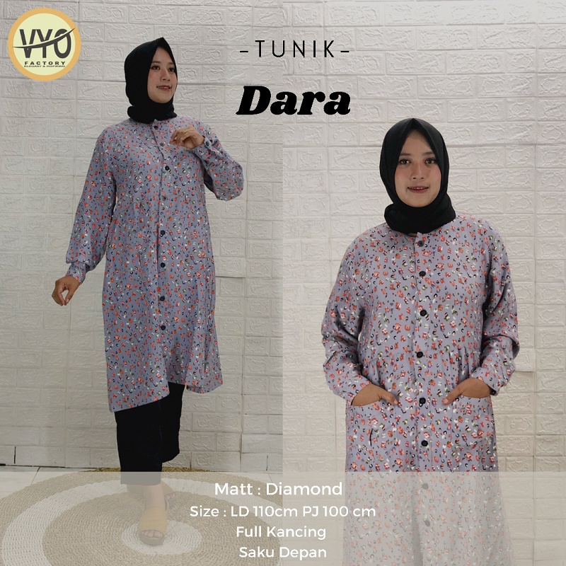 TUNIK DARA/BAJU KEMEJA TUNIK/TUNIK WANITA/TUNIK POLOS/TUNIK RAYON POLOS/BAJU KEMEJA TUNIK WANITA /TU