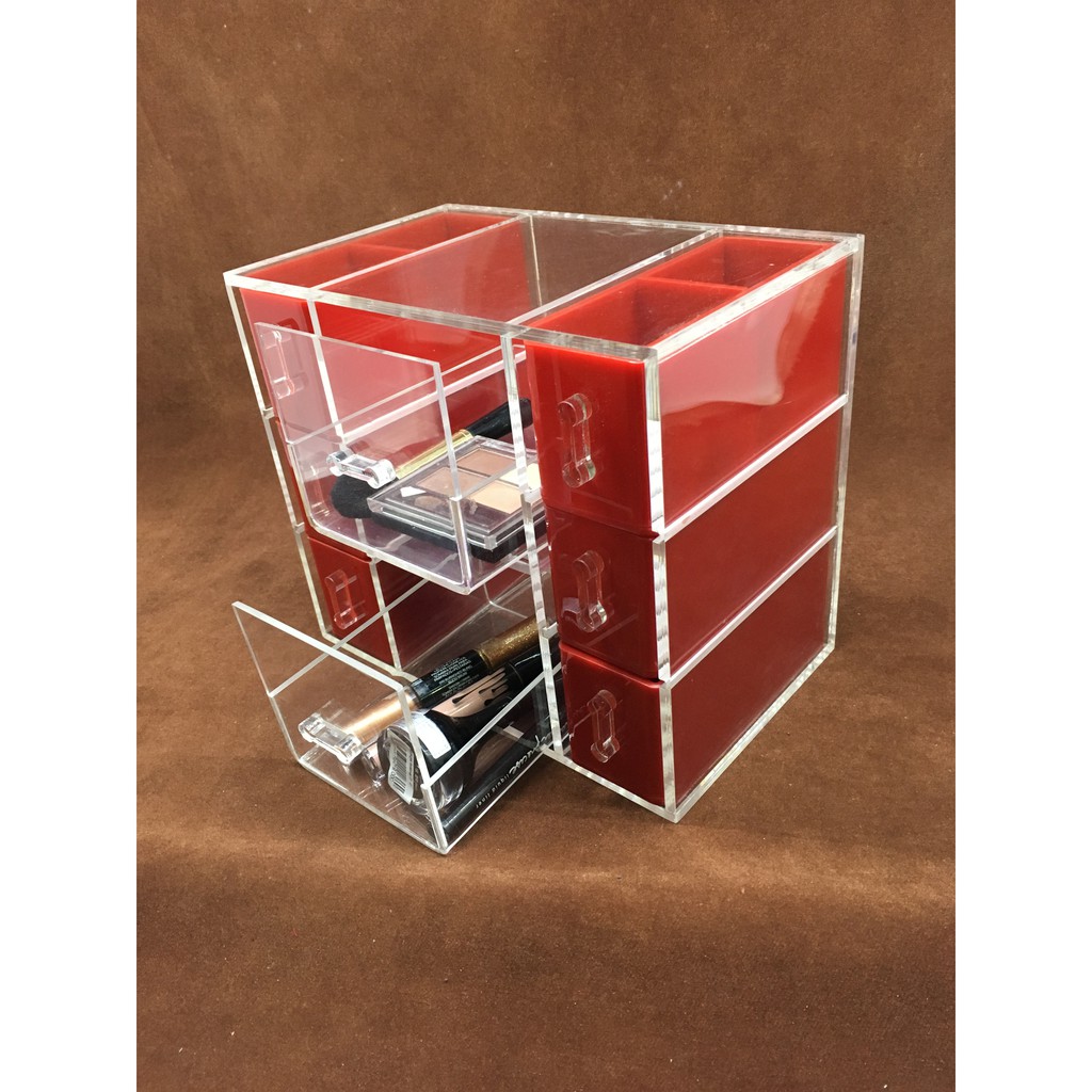 

Acrylic drawer merah