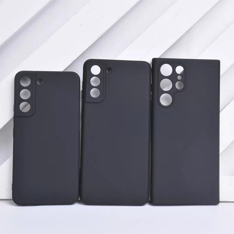 P/B- Case Samsung Galaxy A53 5G / A33 5G / S22 / S22 Ultra / S22 Pus / S22 Pro Case Slim Matte Silicon Cover Black Hight Quality Premium Casing Handphone