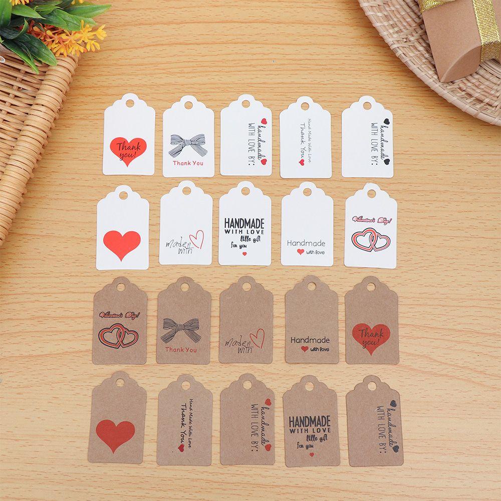 Suyo 100Pcs Tag Hadiah Tulisan Thank You Untuk Pesta Pernikahan