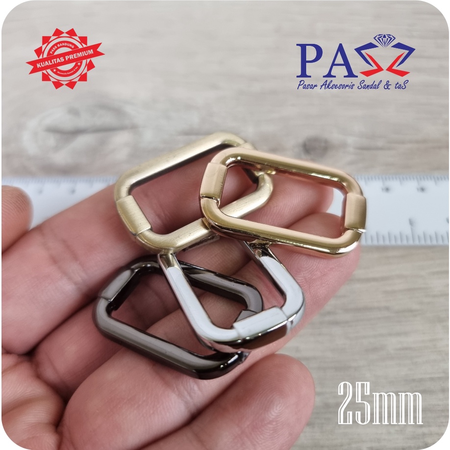 Ring Kotak Zinc Alloy 25mm (Premium Import)