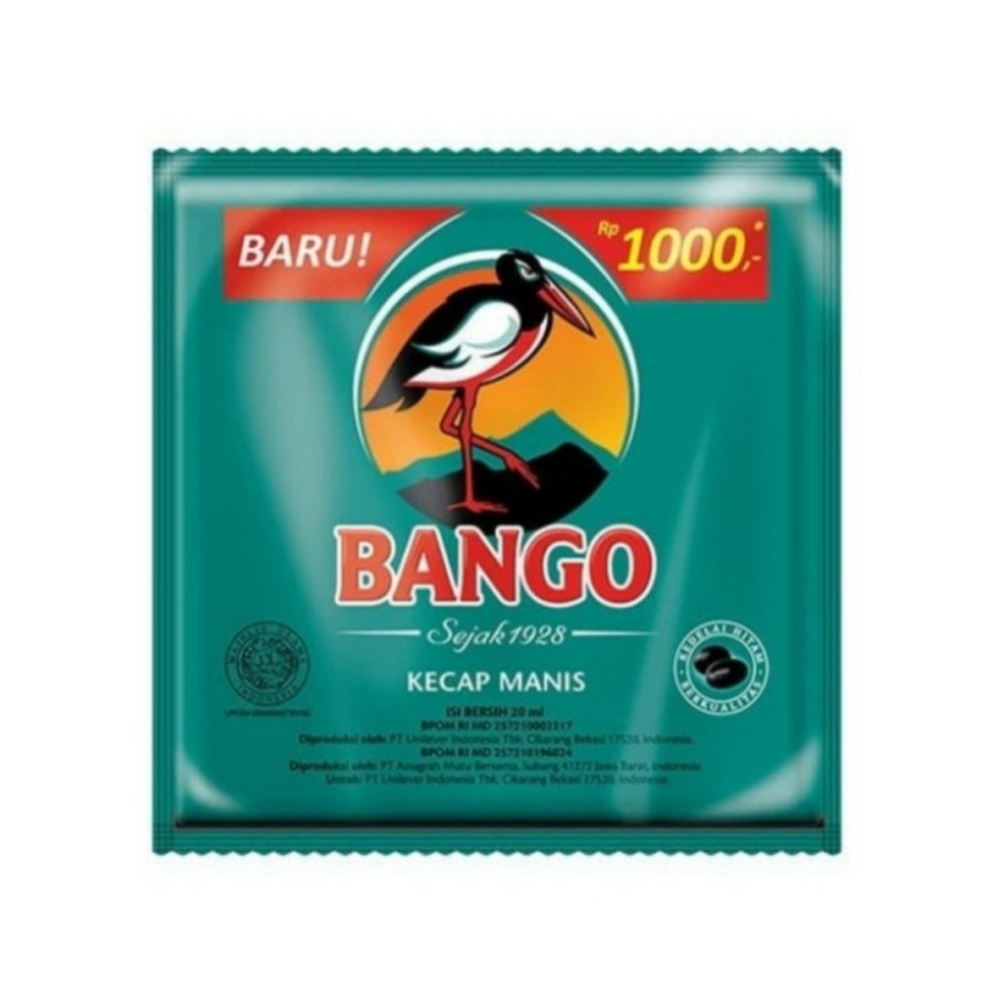 

Kecap Bango 1 Sachet 20 ml Kecap Manis Bango Satu Sachet 20ml