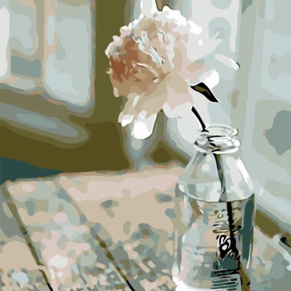 

PAINT BY NUMBER 50x40 MELUKIS SENDIRI NUMBERS- BUNGA MELATI BOTOL 0545