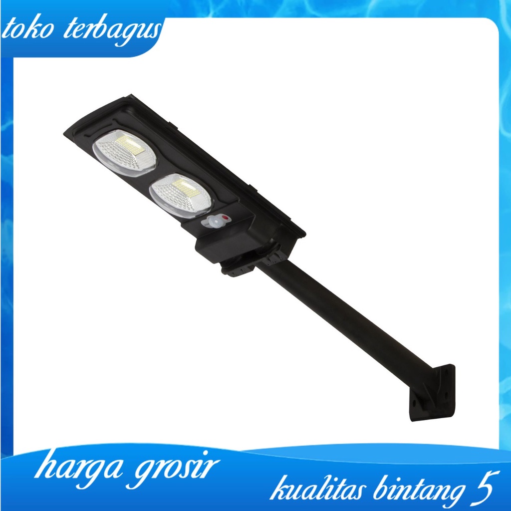 Lampu Jalan LED Solar Cell Warm White Kuning Warm Tenaga Surya Matahari 200 Watt Hemat Listrik