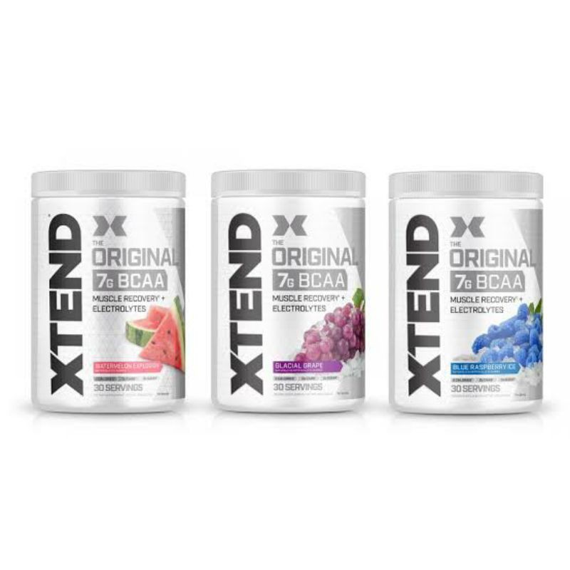 X TEND XTEND BCAA SCIVATION 30 SERVING BCAA POWDER SUPLEMEN FITNES KESEHATAN GYM MAKANAN RECOVERY