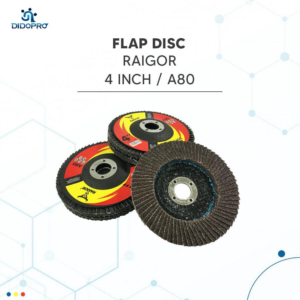 Flap Disc 4 Inch A60 - A80 - A120 - A240 / Mata Amplas Susun 4&quot;