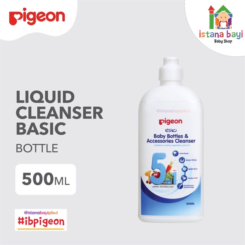 PIGEON Liquid Cleanser Basic 500 ml - Sabun pencuci piring bayi