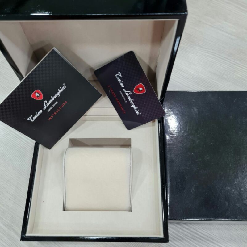 KOTAK JAM TANGAN TORINO LAMBORGHINI FULSET ORIGINAL