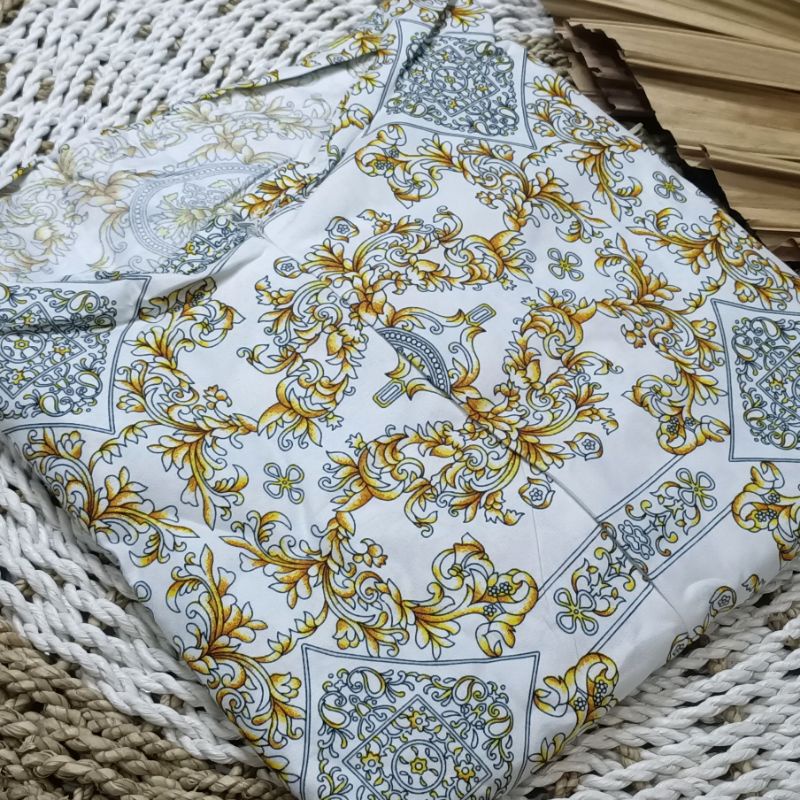 GAMIS KATUN JUMBO JEPANG MOTIF SUNRISE RASTI ETNIK RETRO POLKADOT VINTAGE MAYUNG BUSUI GAMIS SUNRISE-M-01