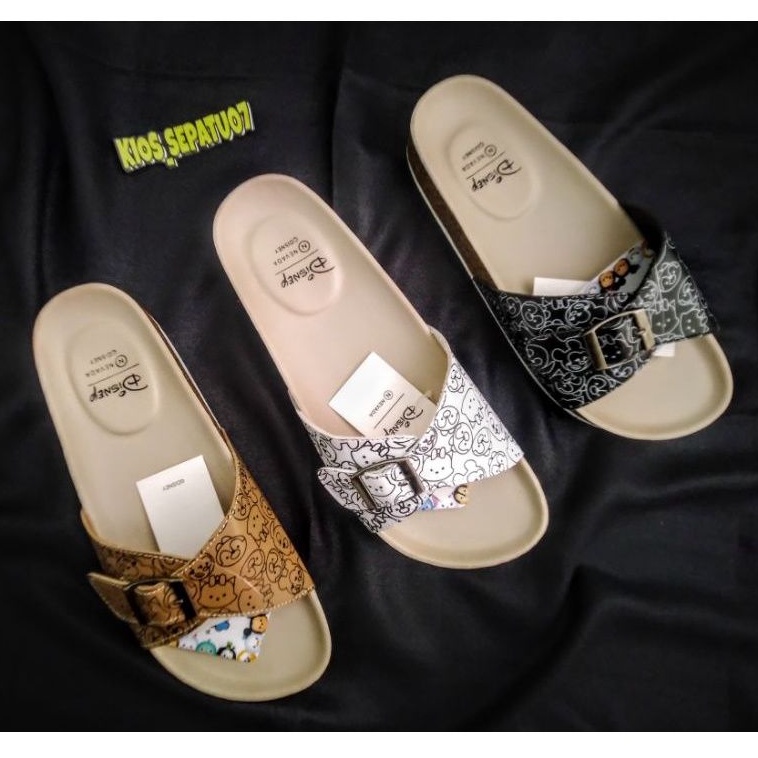 SENDAL SLOP  WANITA NEVADA  DISNEY - SELOP NEVADA  MIKEY MOUSE ORIGINAL