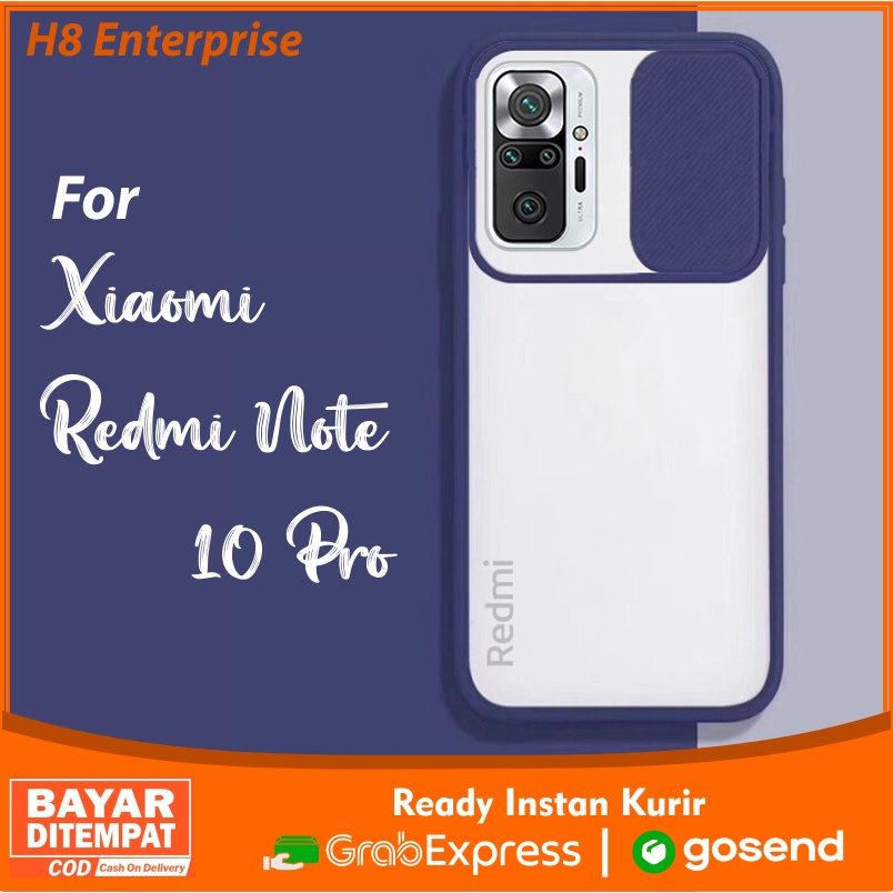 Slide Case Clear Protaction Kamera Belakang Xiaomi Redmi Note 10 Pro