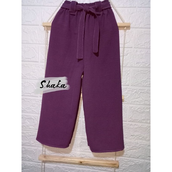 kulot crinkle anak / celana kulot crinkle / celana kulot anak