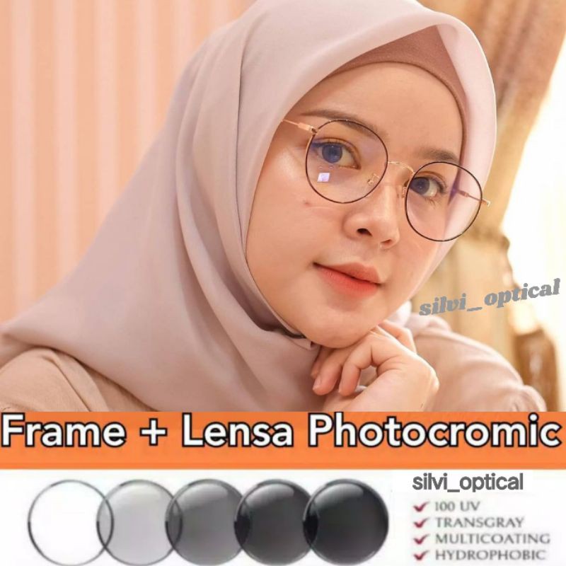 [KODE 6265 SIZE 52-18-138] KACAMATA ANTIRADIASI / KACAMATA MINUS / KACAMATA PHOTOCROMIC