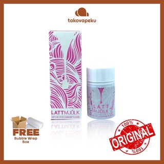 LATT MJOLK V4 STRAWBERRY MILK 60ML LATT MJOLK ORI by VAPETRUCK X BED