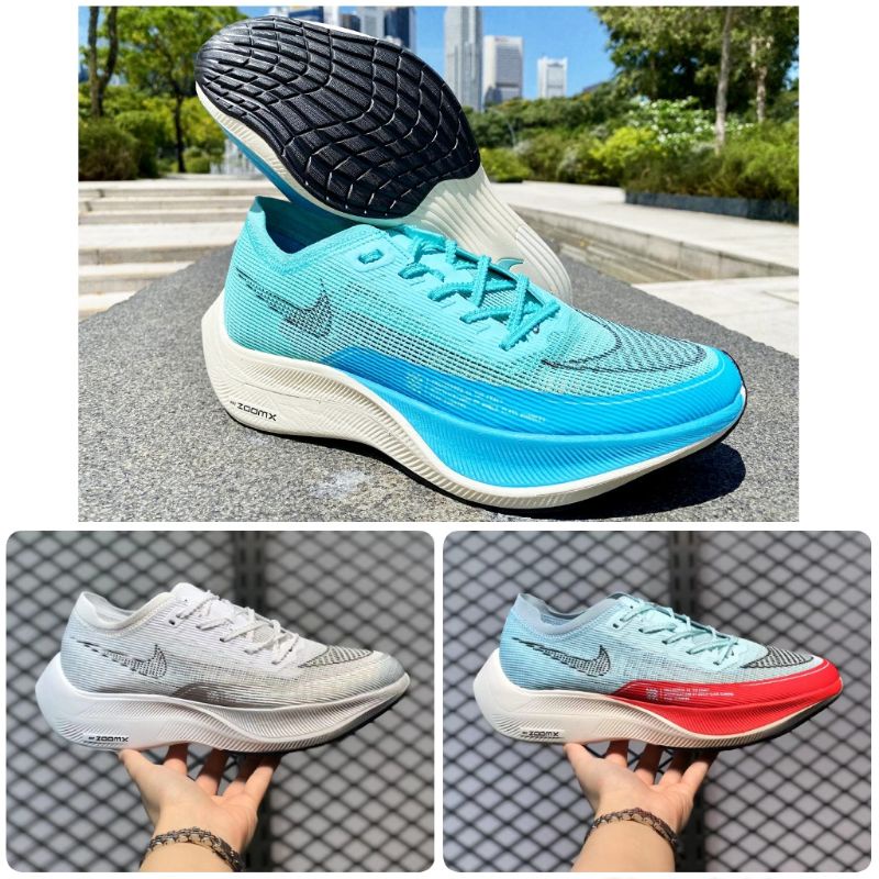 Sepatu Running , Sepatu Lari Unisex Pria dan Wanita Nike Zoom X Vaporfly Next % 2 Premium BNIB